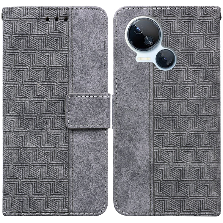 Custodia per telefono in pelle goffrata geometrica, For Tecno Camon 20 Pro 5G, For Tecno Pova 5, For Tecno Spark 10 5G, For Tecno Spark 10 Pro