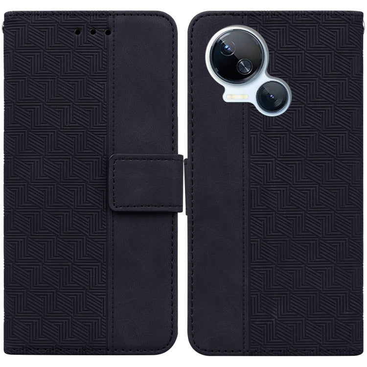 Custodia per telefono in pelle goffrata geometrica, For Tecno Camon 20 Pro 5G, For Tecno Pova 5, For Tecno Spark 10 5G, For Tecno Spark 10 Pro