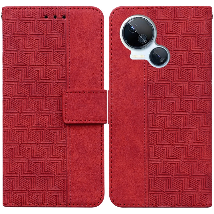 Custodia per telefono in pelle goffrata geometrica, For Tecno Camon 20 Pro 5G, For Tecno Pova 5, For Tecno Spark 10 5G, For Tecno Spark 10 Pro