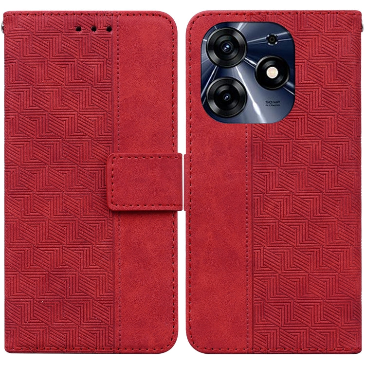 Custodia per telefono in pelle goffrata geometrica, For Tecno Camon 20 Pro 5G, For Tecno Pova 5, For Tecno Spark 10 5G, For Tecno Spark 10 Pro