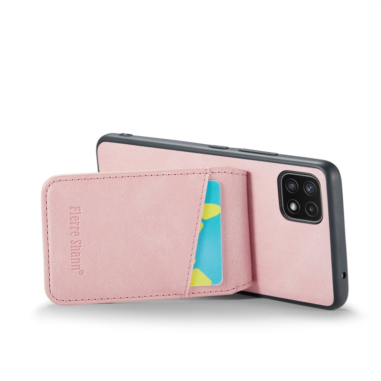 Custodia posteriore porta carte in PU per Samsung Galaxy A22 5G