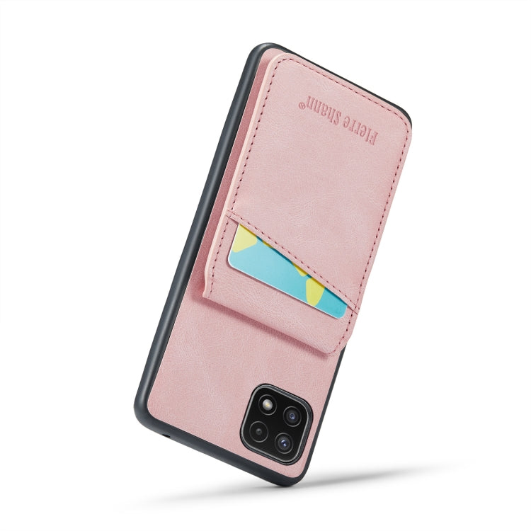 Custodia posteriore porta carte in PU per Samsung Galaxy A22 5G