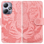 Custodia per cellulare in pelle con motivo a tigre in rilievo, For Infinix Note 30 VIP, For Infinix Hot 30 Play, For Infinix Hot 30, For Infinix Smart 7 African