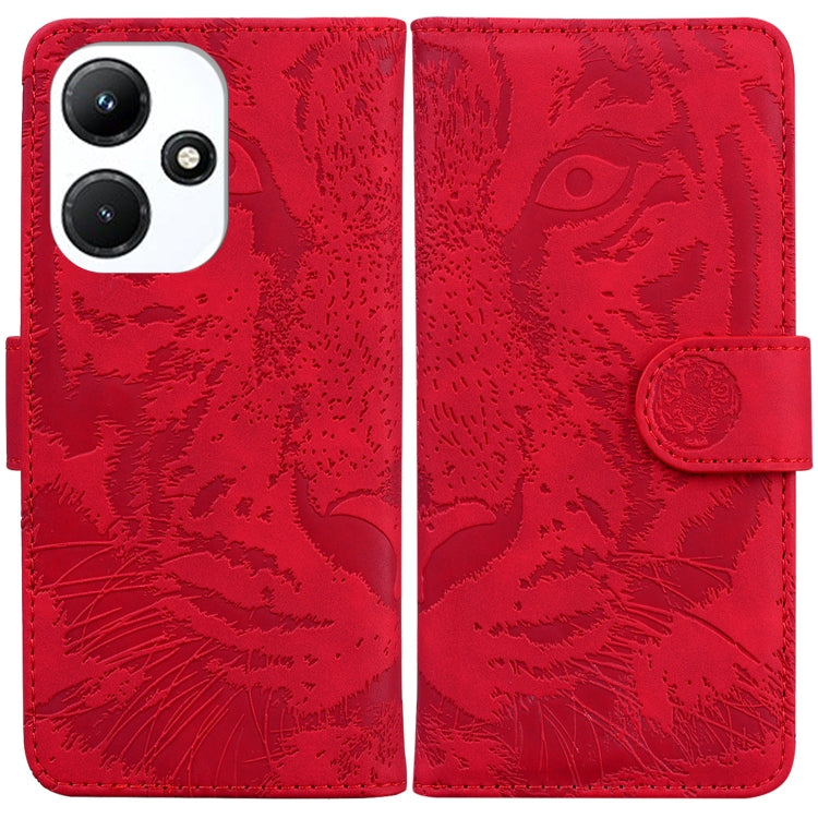 Custodia per cellulare in pelle con motivo a tigre in rilievo, For Infinix Hot 30i, For Infinix Note 30i, For Infinix Note 30 Pro, For Infinix Note 30