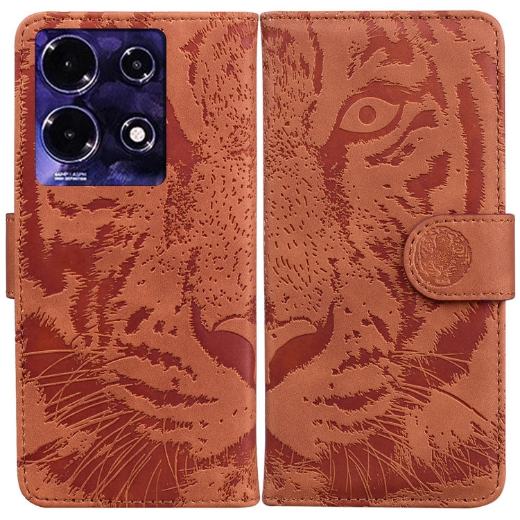 Custodia per cellulare in pelle con motivo a tigre in rilievo, For Infinix Hot 30i, For Infinix Note 30i, For Infinix Note 30 Pro, For Infinix Note 30