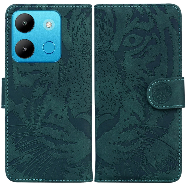 Custodia per cellulare in pelle con motivo a tigre in rilievo, For Infinix Note 30 VIP, For Infinix Hot 30 Play, For Infinix Hot 30, For Infinix Smart 7 African