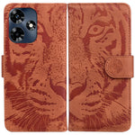 Custodia per cellulare in pelle con motivo a tigre in rilievo, For Infinix Note 30 VIP, For Infinix Hot 30 Play, For Infinix Hot 30, For Infinix Smart 7 African