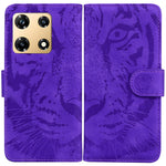 Custodia per cellulare in pelle con motivo a tigre in rilievo, For Infinix Hot 30i, For Infinix Note 30i, For Infinix Note 30 Pro, For Infinix Note 30