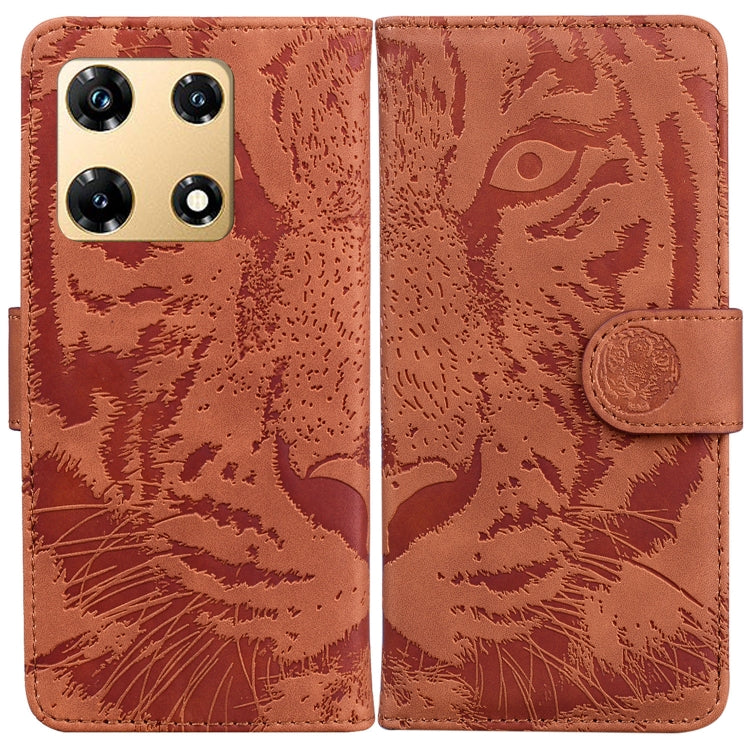 Custodia per cellulare in pelle con motivo a tigre in rilievo, For Infinix Hot 30i, For Infinix Note 30i, For Infinix Note 30 Pro, For Infinix Note 30