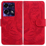 Custodia per cellulare in pelle con motivo a tigre in rilievo, For Infinix Hot 30i, For Infinix Note 30i, For Infinix Note 30 Pro, For Infinix Note 30