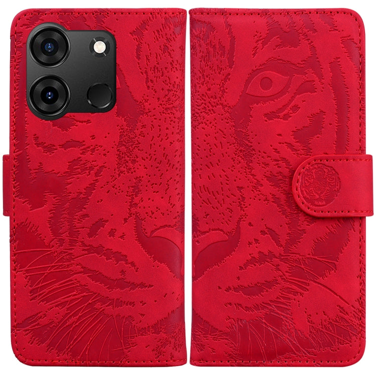 Custodia per cellulare in pelle con motivo a tigre in rilievo, For Infinix Note 40 4G, For Infinix Hot 40 / 40 Pro, For Infinix Smart 7 India/7 Plus, For Infinix Smart 7 HD