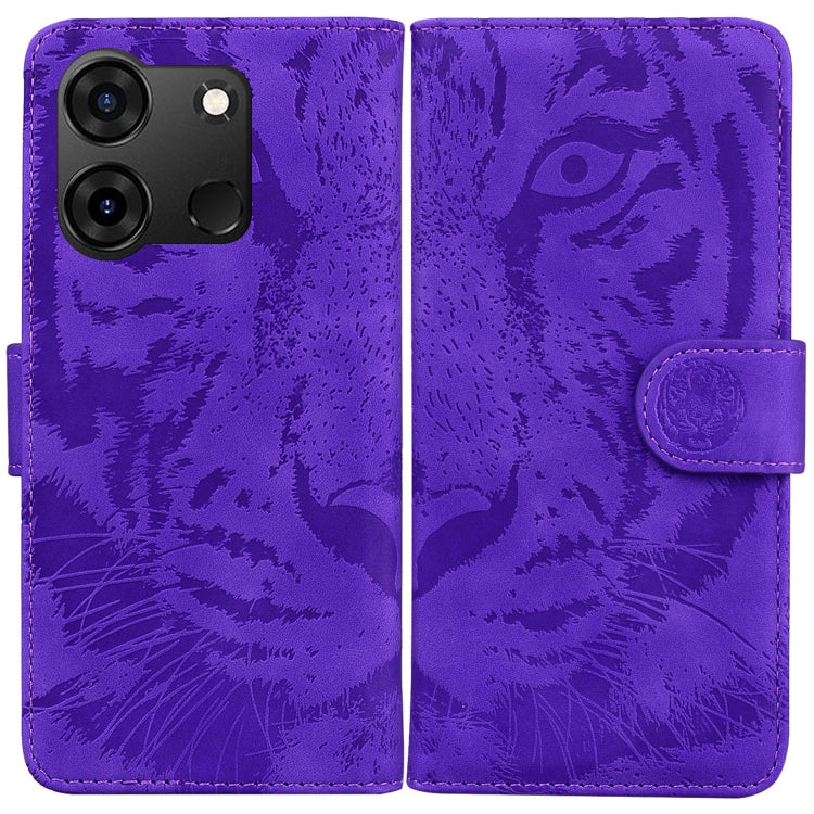 Custodia per cellulare in pelle con motivo a tigre in rilievo, For Infinix Note 40 4G, For Infinix Hot 40 / 40 Pro, For Infinix Smart 7 India/7 Plus, For Infinix Smart 7 HD