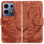 Custodia per cellulare in pelle con motivo a tigre in rilievo, For Infinix Note 30 VIP, For Infinix Hot 30 Play, For Infinix Hot 30, For Infinix Smart 7 African