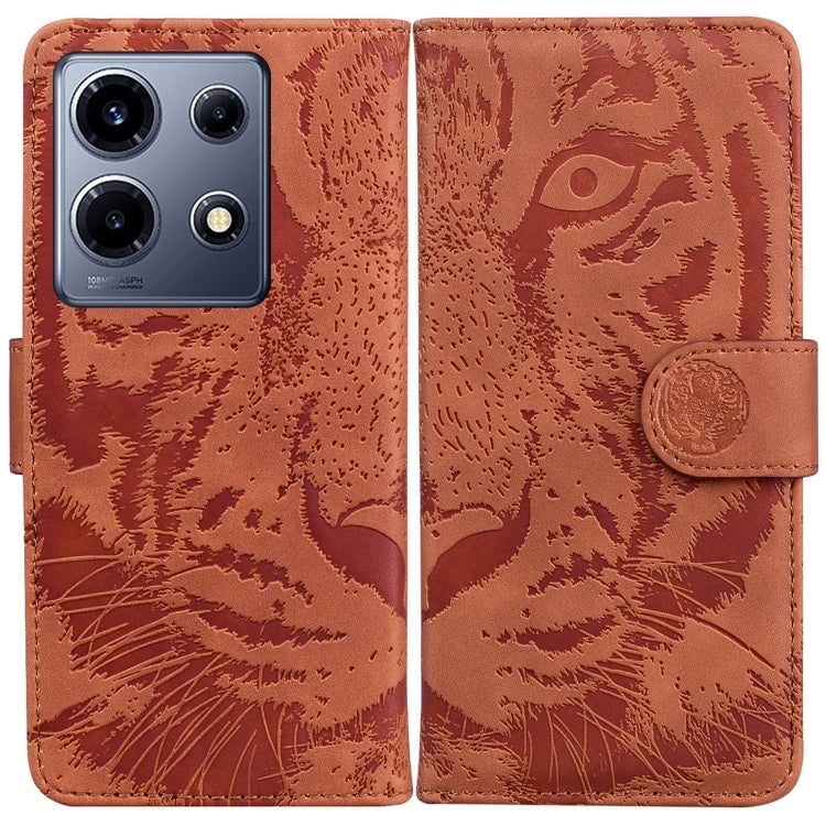 Custodia per cellulare in pelle con motivo a tigre in rilievo, For Infinix Note 30 VIP, For Infinix Hot 30 Play, For Infinix Hot 30, For Infinix Smart 7 African