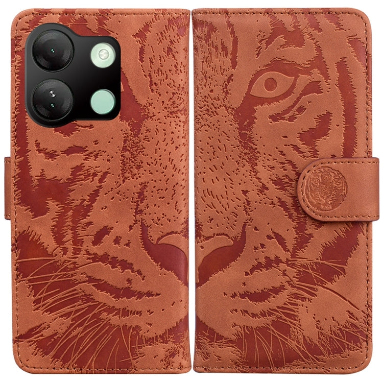 Custodia per cellulare in pelle con motivo a tigre in rilievo, For Infinix Note 40 4G, For Infinix Hot 40 / 40 Pro, For Infinix Smart 7 India/7 Plus, For Infinix Smart 7 HD