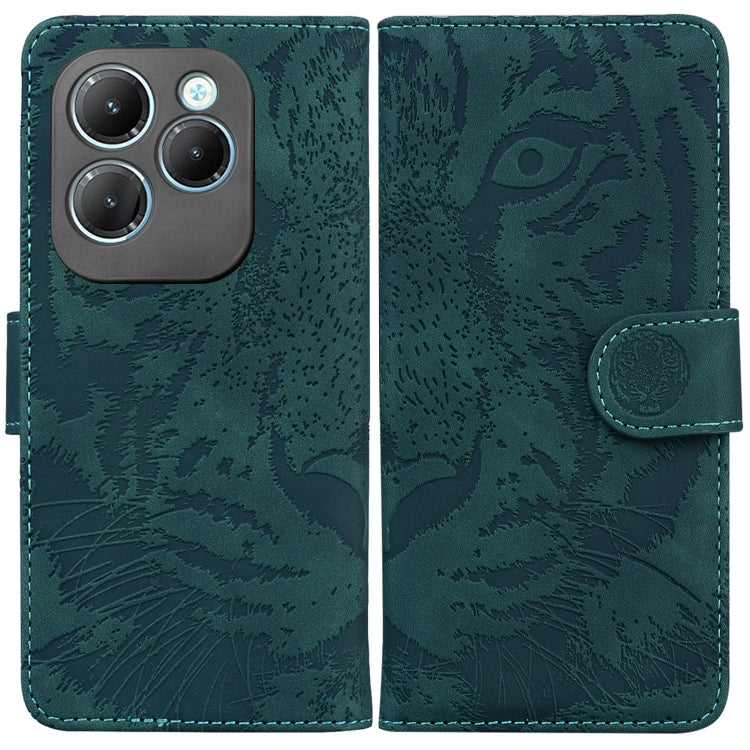 Custodia per cellulare in pelle con motivo a tigre in rilievo, For Infinix Note 40 4G, For Infinix Hot 40 / 40 Pro, For Infinix Smart 7 India/7 Plus, For Infinix Smart 7 HD