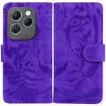 Custodia per cellulare in pelle con motivo a tigre in rilievo, For Infinix Note 40 4G, For Infinix Hot 40 / 40 Pro, For Infinix Smart 7 India/7 Plus, For Infinix Smart 7 HD