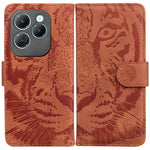 Custodia per cellulare in pelle con motivo a tigre in rilievo, For Infinix Note 40 4G, For Infinix Hot 40 / 40 Pro, For Infinix Smart 7 India/7 Plus, For Infinix Smart 7 HD