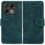 Custodia per cellulare in pelle con motivo a tigre in rilievo, For Infinix Note 40 5G, For Infinix GT 20 Pro, For Infinix Note 40 Pro 4G / 5G, For Infinix Note 40 Pro+