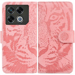 Custodia per cellulare in pelle con motivo a tigre in rilievo, For Infinix Note 40 5G, For Infinix GT 20 Pro, For Infinix Note 40 Pro 4G / 5G, For Infinix Note 40 Pro+