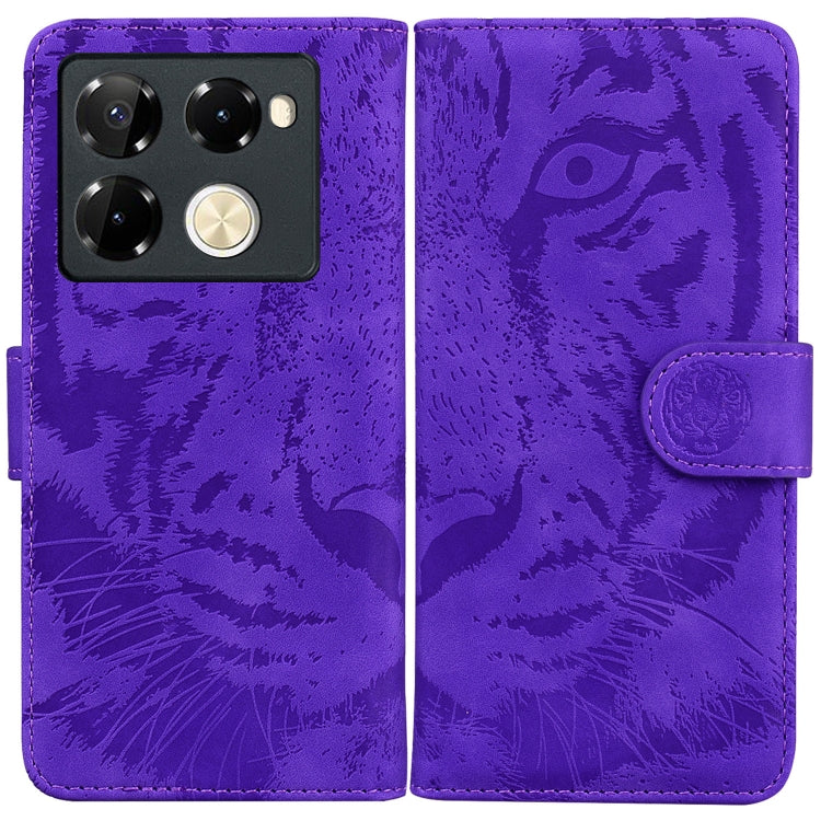 Custodia per cellulare in pelle con motivo a tigre in rilievo, For Infinix Note 40 5G, For Infinix GT 20 Pro, For Infinix Note 40 Pro 4G / 5G, For Infinix Note 40 Pro+