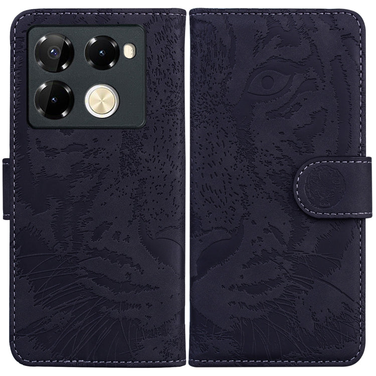 Custodia per cellulare in pelle con motivo a tigre in rilievo, For Infinix Note 40 5G, For Infinix GT 20 Pro, For Infinix Note 40 Pro 4G / 5G, For Infinix Note 40 Pro+