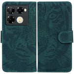 Custodia per cellulare in pelle con motivo a tigre in rilievo, For Infinix Note 40 5G, For Infinix GT 20 Pro, For Infinix Note 40 Pro 4G / 5G, For Infinix Note 40 Pro+