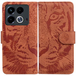 Custodia per cellulare in pelle con motivo a tigre in rilievo, For Infinix Note 40 4G, For Infinix Hot 40 / 40 Pro, For Infinix Smart 7 India/7 Plus, For Infinix Smart 7 HD