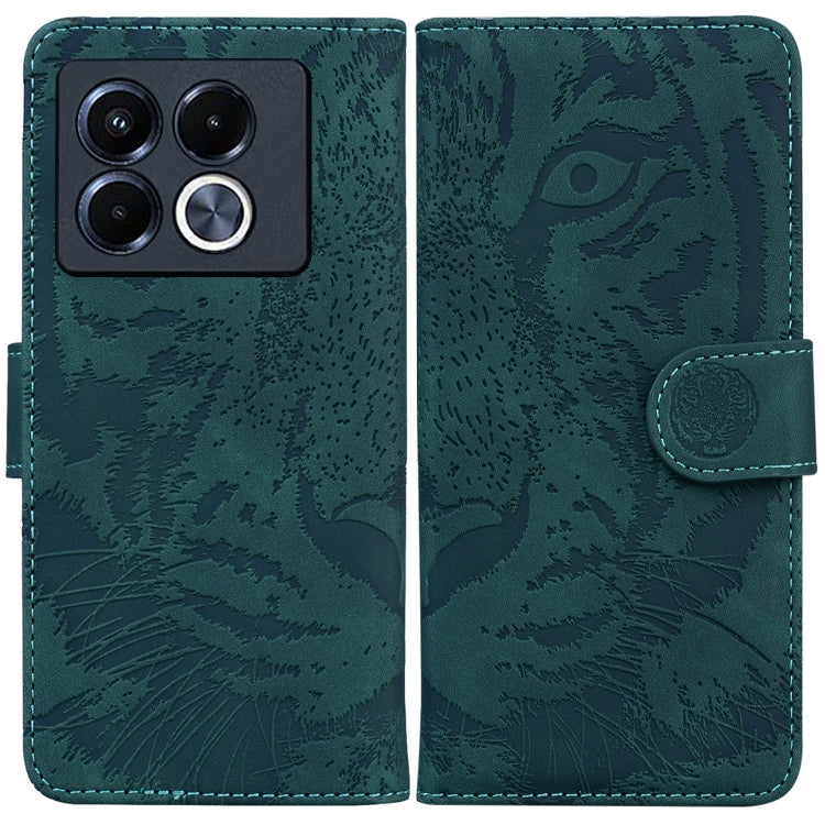 Custodia per cellulare in pelle con motivo a tigre in rilievo, For Infinix Note 40 5G, For Infinix GT 20 Pro, For Infinix Note 40 Pro 4G / 5G, For Infinix Note 40 Pro+