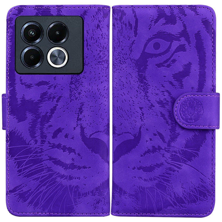 Custodia per cellulare in pelle con motivo a tigre in rilievo, For Infinix Note 40 5G, For Infinix GT 20 Pro, For Infinix Note 40 Pro 4G / 5G, For Infinix Note 40 Pro+