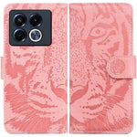 Custodia per cellulare in pelle con motivo a tigre in rilievo, For Infinix Note 40 5G, For Infinix GT 20 Pro, For Infinix Note 40 Pro 4G / 5G, For Infinix Note 40 Pro+