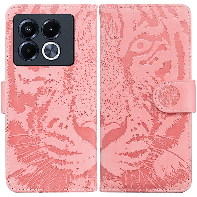 Custodia per cellulare in pelle con motivo a tigre in rilievo, For Infinix Note 40 5G, For Infinix GT 20 Pro, For Infinix Note 40 Pro 4G / 5G, For Infinix Note 40 Pro+