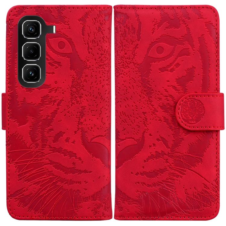 Custodia per cellulare in pelle con motivo a tigre in rilievo, For Infinix Note 50 Pro+, For Infinix Note 50 4G / Note 50 Pro 4G, For Infinix Hot 50 Pro 4G, For Infinix Hot 50i / Smart 9