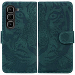 Custodia per cellulare in pelle con motivo a tigre in rilievo, For Infinix Note 50 Pro+, For Infinix Note 50 4G / Note 50 Pro 4G, For Infinix Hot 50 Pro 4G, For Infinix Hot 50i / Smart 9