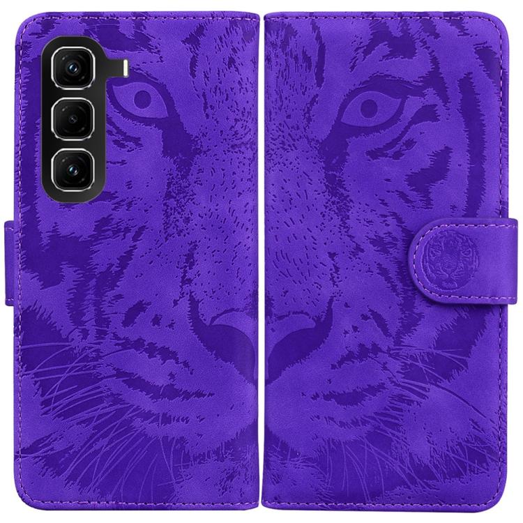 Custodia per cellulare in pelle con motivo a tigre in rilievo, For Infinix Note 50 Pro+, For Infinix Note 50 4G / Note 50 Pro 4G, For Infinix Hot 50 Pro 4G, For Infinix Hot 50i / Smart 9