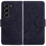 Custodia per cellulare in pelle con motivo a tigre in rilievo, For Infinix Hot 50 Pro+ 4G, For Infinix Hot 50 4G, For Infinix Hot 50 5G, For Infinix Zero 40 4G / 5G