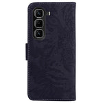 Custodia per cellulare in pelle con motivo a tigre in rilievo, For Infinix Hot 50 Pro+ 4G, For Infinix Hot 50 4G, For Infinix Hot 50 5G, For Infinix Zero 40 4G / 5G