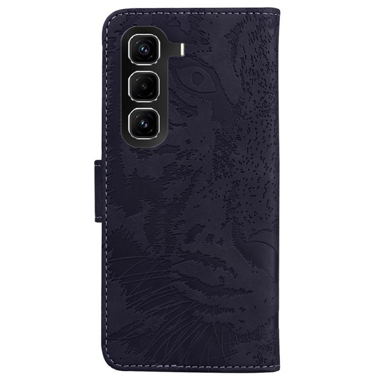 Custodia per cellulare in pelle con motivo a tigre in rilievo, For Infinix Hot 50 Pro+ 4G, For Infinix Hot 50 4G, For Infinix Hot 50 5G, For Infinix Zero 40 4G / 5G