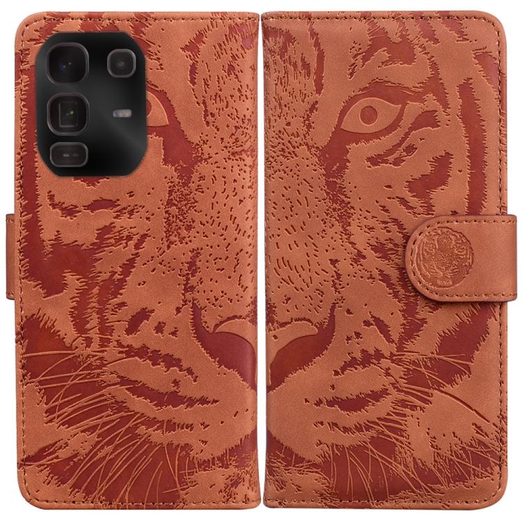 Custodia per cellulare in pelle con motivo a tigre in rilievo, For Infinix Note 50 Pro+, For Infinix Note 50 4G / Note 50 Pro 4G, For Infinix Hot 50 Pro 4G, For Infinix Hot 50i / Smart 9