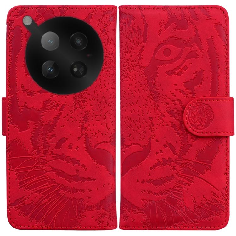 Custodia per cellulare in pelle con motivo a tigre in rilievo, For Infinix Hot 50 Pro+ 4G, For Infinix Hot 50 4G, For Infinix Hot 50 5G, For Infinix Zero 40 4G / 5G