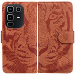 Custodia per cellulare in pelle con motivo a tigre in rilievo, For Infinix Note 50 Pro+, For Infinix Note 50 4G / Note 50 Pro 4G, For Infinix Hot 50 Pro 4G, For Infinix Hot 50i / Smart 9