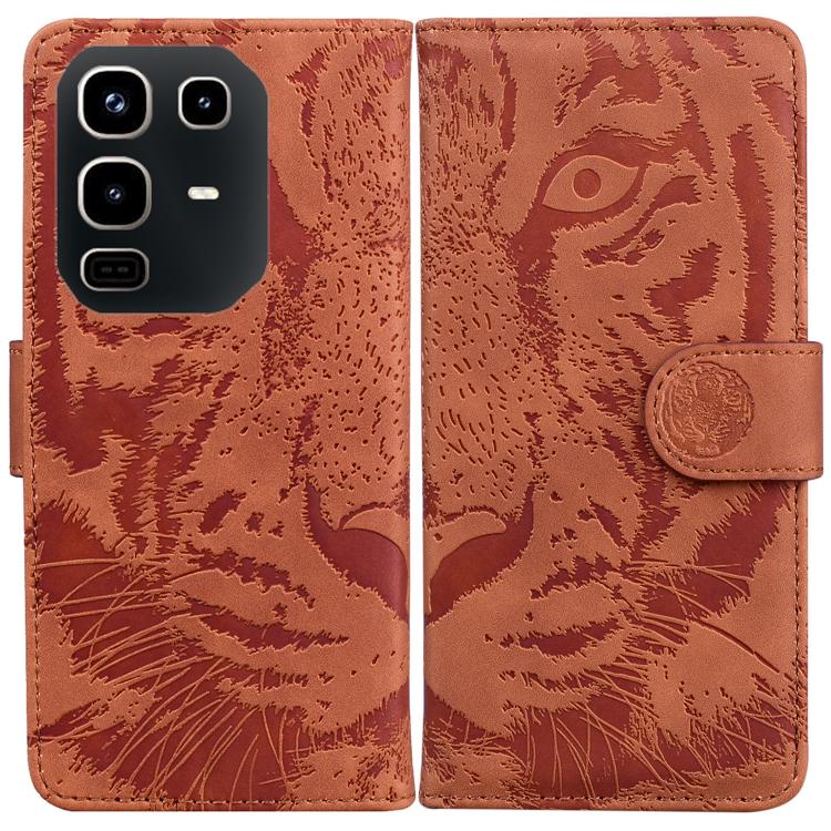 Custodia per cellulare in pelle con motivo a tigre in rilievo, For Infinix Note 50 Pro+, For Infinix Note 50 4G / Note 50 Pro 4G, For Infinix Hot 50 Pro 4G, For Infinix Hot 50i / Smart 9