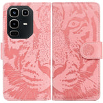 Custodia per cellulare in pelle con motivo a tigre in rilievo, For Infinix Note 50 Pro+, For Infinix Note 50 4G / Note 50 Pro 4G, For Infinix Hot 50 Pro 4G, For Infinix Hot 50i / Smart 9