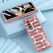 Custodia pieghevole con cerniera per Samsung Galaxy Z Fold4