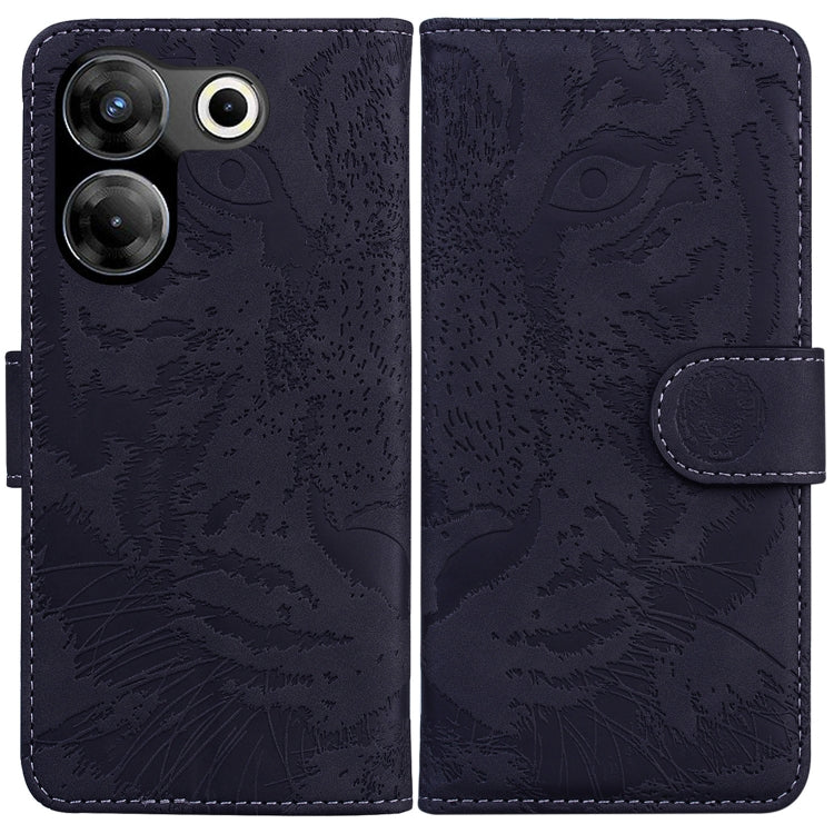 Custodia per cellulare in pelle con motivo a tigre in rilievo, For Tecno Camon 20 Pro 5G, For Tecno Pova 5, For Tecno Spark 10 5G, For Tecno Spark 10 Pro