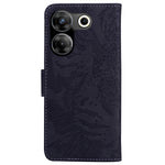 Custodia per cellulare in pelle con motivo a tigre in rilievo, For Tecno Camon 20 Pro 5G, For Tecno Pova 5, For Tecno Spark 10 5G, For Tecno Spark 10 Pro