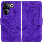 Custodia per cellulare in pelle con motivo a tigre in rilievo, For Tecno Camon 20 Pro 5G, For Tecno Pova 5, For Tecno Spark 10 5G, For Tecno Spark 10 Pro