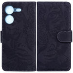 Custodia per cellulare in pelle con motivo a tigre in rilievo, For Tecno Camon 20 Pro 5G, For Tecno Pova 5, For Tecno Spark 10 5G, For Tecno Spark 10 Pro