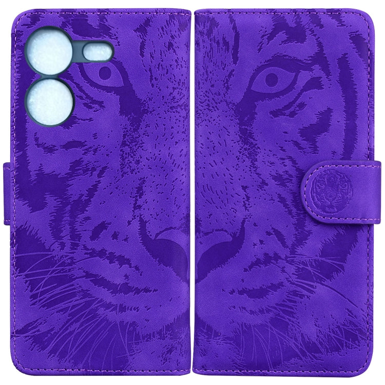 Custodia per cellulare in pelle con motivo a tigre in rilievo, For Tecno Camon 20 Pro 5G, For Tecno Pova 5, For Tecno Spark 10 5G, For Tecno Spark 10 Pro