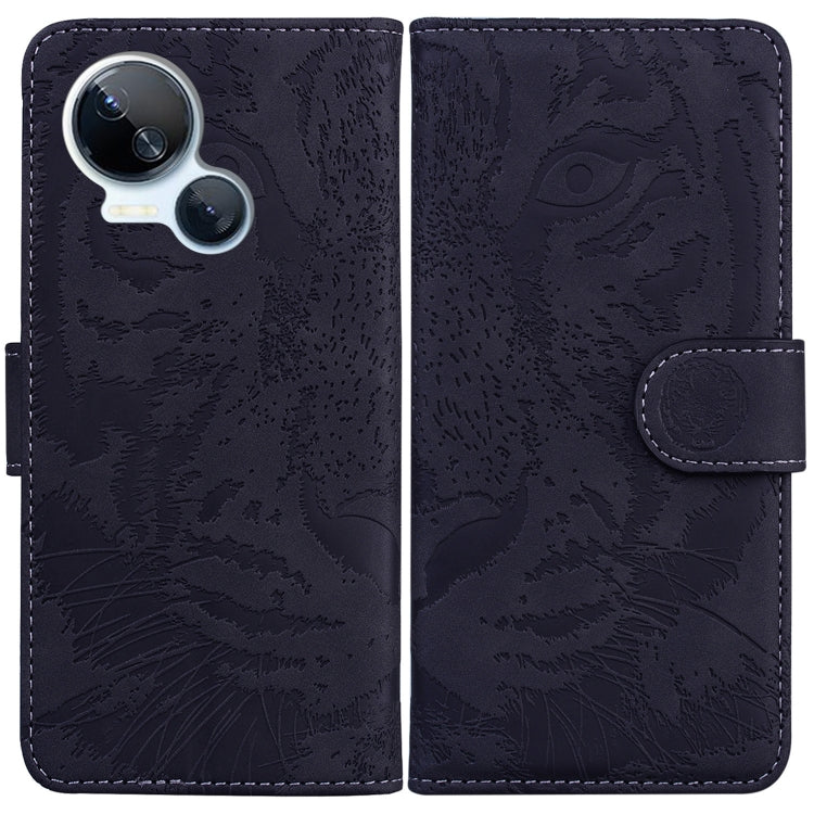 Custodia per cellulare in pelle con motivo a tigre in rilievo, For Tecno Camon 20 Pro 5G, For Tecno Pova 5, For Tecno Spark 10 5G, For Tecno Spark 10 Pro